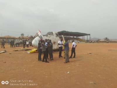 Panic As Osinbajo Survives Helicopter Crash In Kogi State  