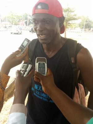 Die-hard Buhari Fan Treks Into Minna, Enroute Kebbi, Sokoto  