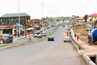 PHOTOS: Oba Osupa Road In Akure Wears A New Look  
