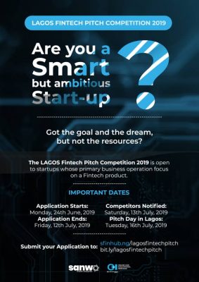 Participate In The Lagos Fintech Pitch Competition  