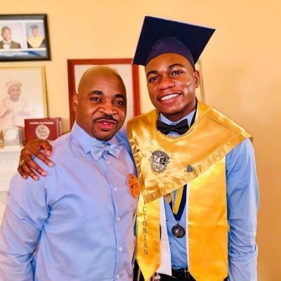 MC Oluomo Celebrates Son Who Graduated From US Institution  
