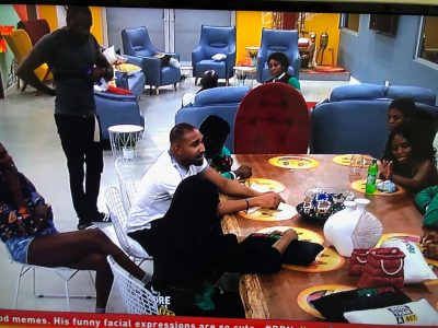 #BBNaija Day 2: First 'Yawa' Bursts As Housemates Steal Diane's Noodles On Fire  