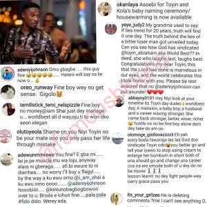Toyin Abraham’s Ex Congratulates Her On Baby’s Arrival, Fans Blast Him  