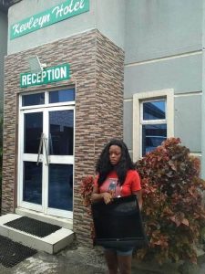 Lady Paraded In Delta For Stealing Hotel’s Plasma TV  
