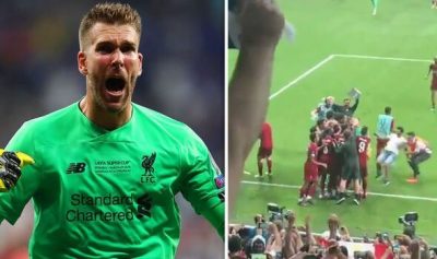 Liverpool Goalkeeper Adrian Injured After Collision With Fan  