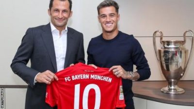 Transfer: Phillippe Coutinho Joins Bayern Munich On Loan  