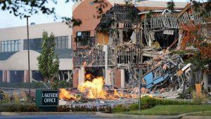 Gas Explosion Shatters Complex In Maryland, USA  