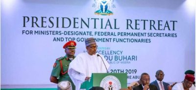President Buhari Inaugurates New Ministers In Abuja  