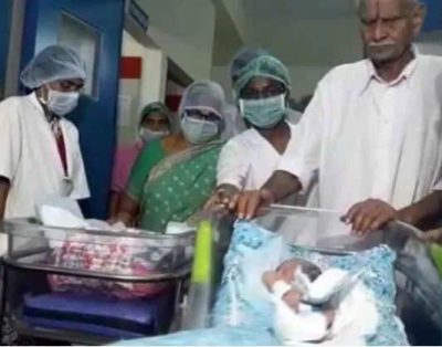 74-Year-Old Woman Welcomes Twins In India  