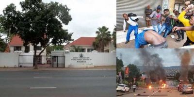 SayNoToXenophobia: Nigerian Embassy Shuts Door On Citizens Attacked In South Africa  