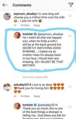 Tonto Dikeh States Reason Why She Detest Her Ex-Mother-In-Law  