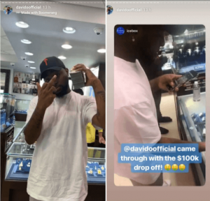 Davido Deposits Over 35 Million Naira To Get Luxury Rings For His Gang  