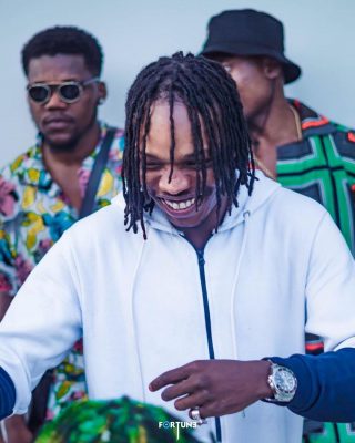 #StarboyFest: Watch The Moment Naira Marley Funk It Up On Stage With Wizkid  