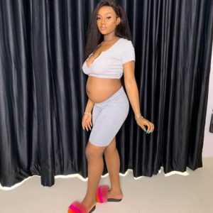 See Chioma’s 5 Months Pregnancy Photo  