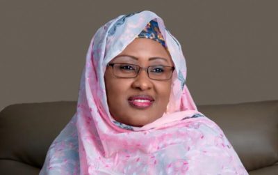 Aisha Buhari Releases Beautiful Pre-Wedding Photos Of Her Daughter And Fiance  