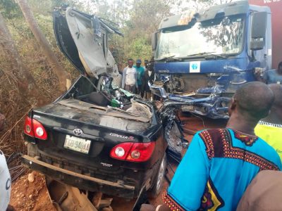 Three Killed In Ondo Auto Crash, Others Injured  
