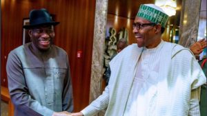 BREAKING: Buhari And Jonathan Hold Crucial Meeting In Aso Rock  