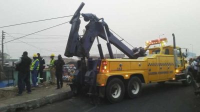 Over A Score Feared Dead As Commercial Bus Ran In Canal In Lagos  
