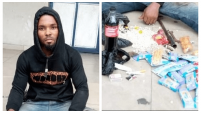 Plumber Arrested In Port Harcourt For Stealing Biscuits And Beverages  