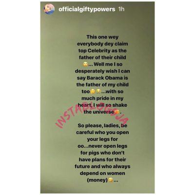 BBNaija: "Never Open Legs For Pigs Who Have No Future Plans" - Gifty Power Advises  