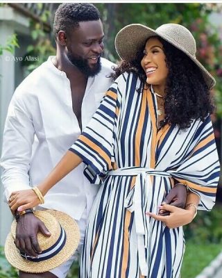 Nigerian Fashion Designer, Yomi Casual And Wife Welcome Son In U.S  