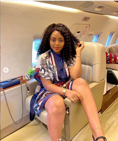 Regina Daniels And Ned Nwoko All Smiles As They Jet Out Together  