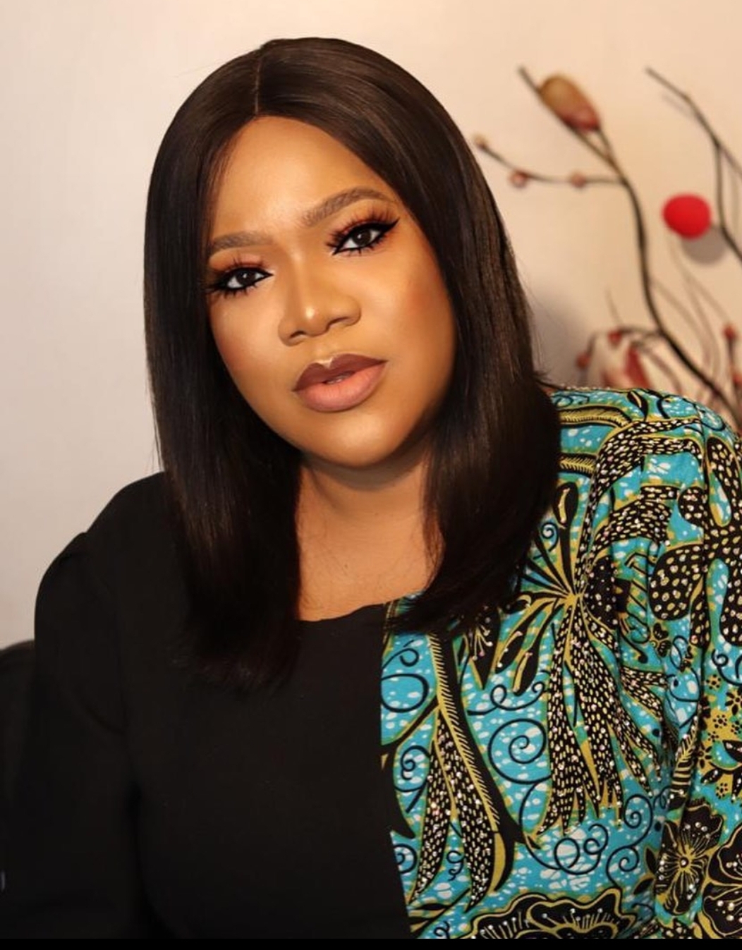 Toyin Abraham Donates Food Stuffs, Sanitizers To Fans To Stay At Home  