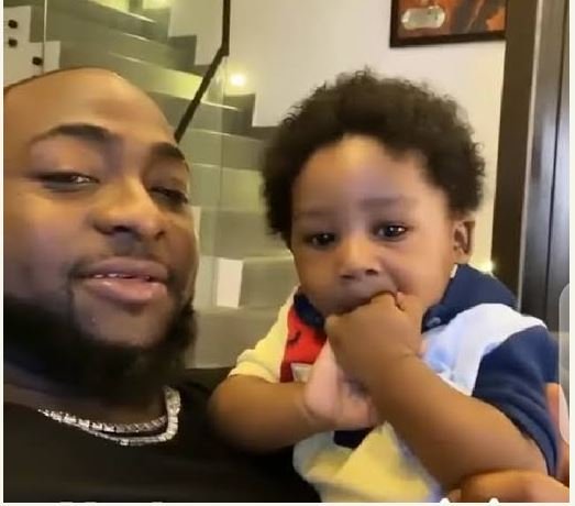 Davido Finally Unveils The Face Of His Son, Ifeanyi [VIDEO]  