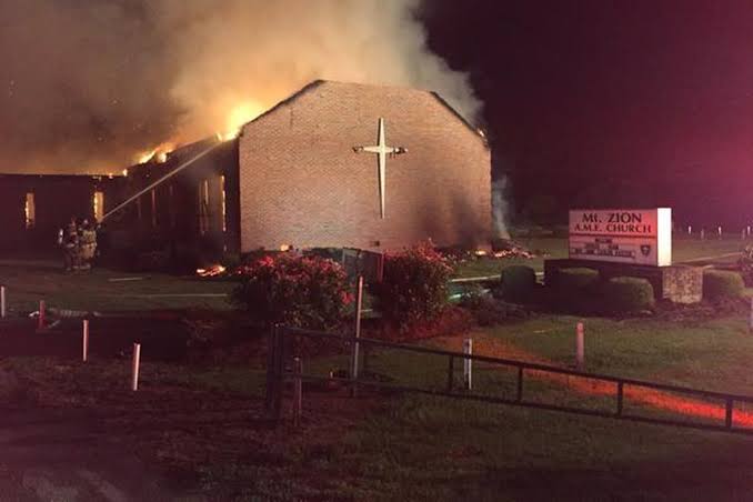 Man Sets Three Churches On Fire, Says He's Still Broke Despite Church Preaching Prosperity  