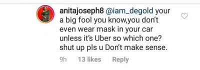 Anita Joseph And Followers Clash Over Face Mask Usage  