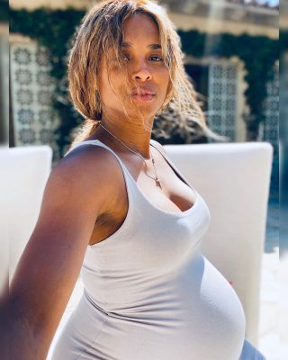 American Singer, Ciara Shows Off Baby Bump  