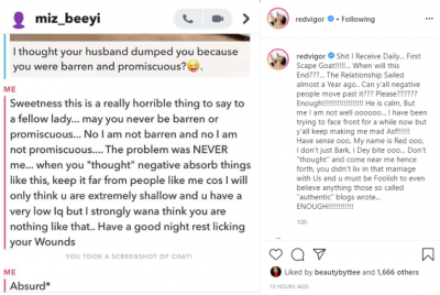Blossom Chukwujekwu's ex-wife Warns People To Stop Reminding Her Of Her Failed Marriage  