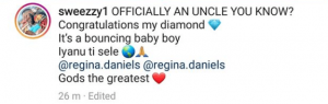 Nollywood Actress Regina Daniels Gives Birth To Baby Boy  