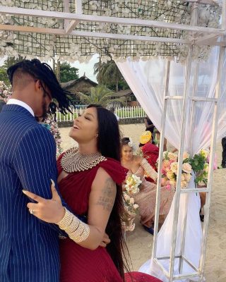 Actress Angela Okorie Married At Private Beach Wedding [PHOTOS + VIDEOS]  