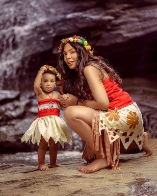 Reality Star, TBoss Marks Her Daughter’s First Birthday With Moana-themed Photoshoot  