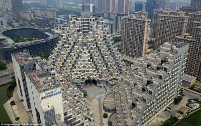 See The Futuristic Pyramid-Shaped Building In China That Has Become An Internet Sensation  