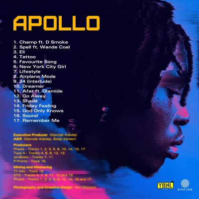 Fireboy DML’s Second Album ‘Apollo’ Set To Be Released This Week  