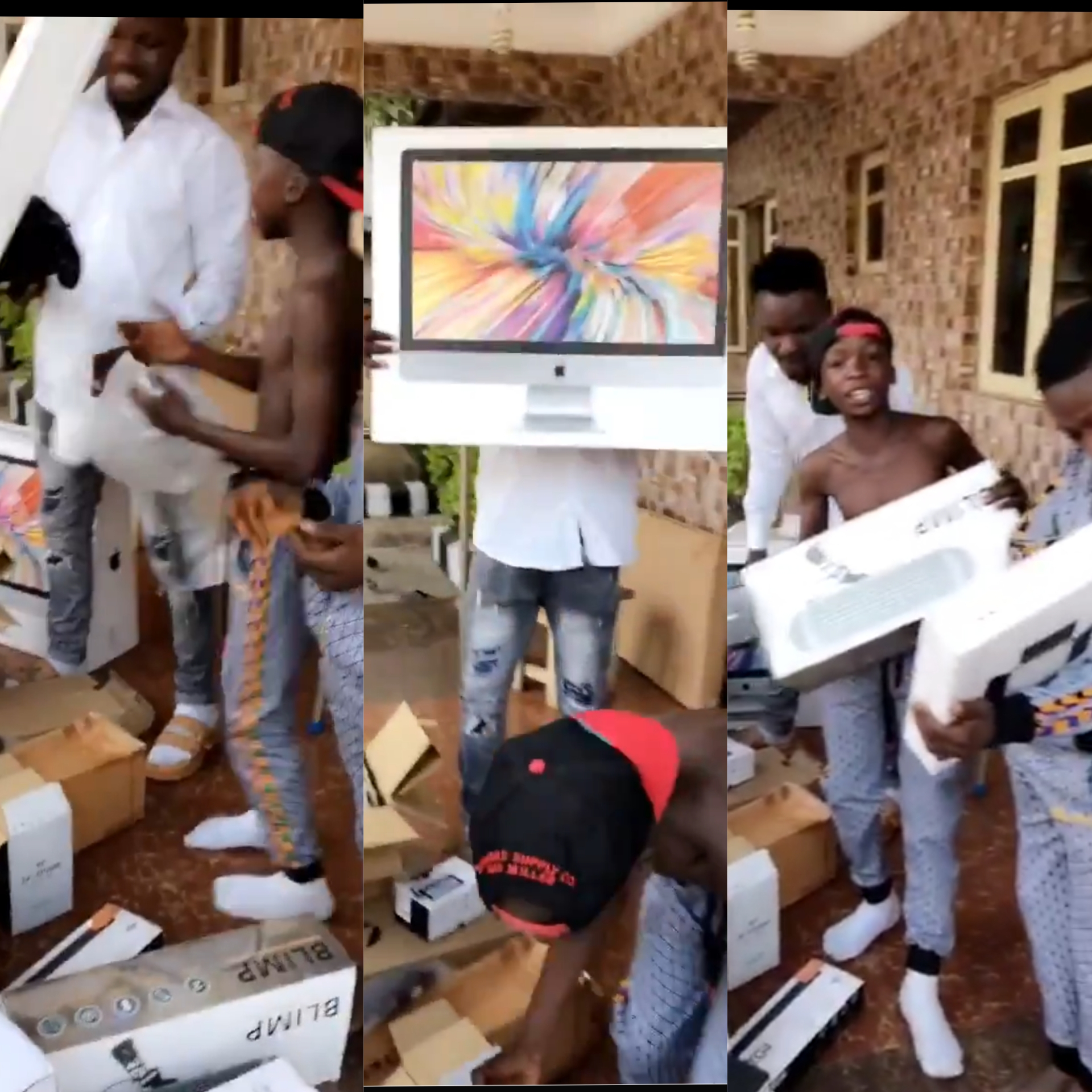 Ikorodu Bois Are Overwhelmed As They Receive Special Package From Netflix  