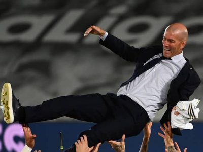 Zinedine Zidane Beats Jurgen Klopp, Pep Guardiola To Become World’s Best Manager  