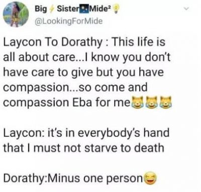 BBNaija: "Its Everyone Duty To Ensure I Don't Starve To Death" - Laycon Tells Housemates  