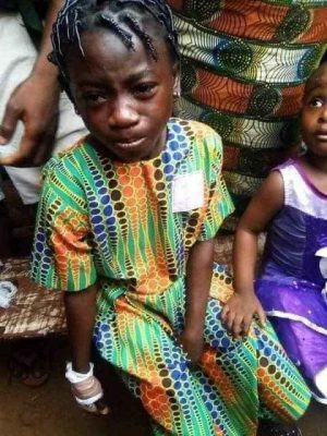 Lady In Onitsha Arrested For Cutting Off Niece’s Finger [PHOTOS]  