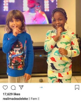 Singer Davido's Daughter Imade Helps Promote Daddy's Latest Song  