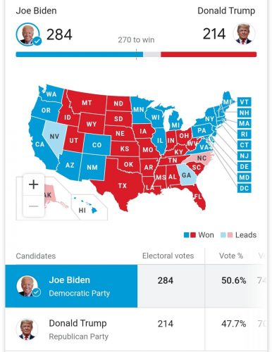 BREAKING: Joe Biden Is Officially US President-elect  