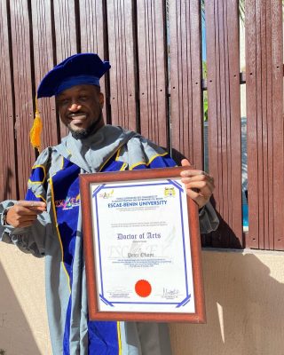 Nigerian Musician, Mr P Bags Honorary Doctorate Degree  
