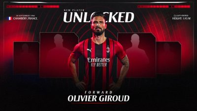 Olivier Giroud Joins AC Milan From Chelsea In The No. 9 Shirt  