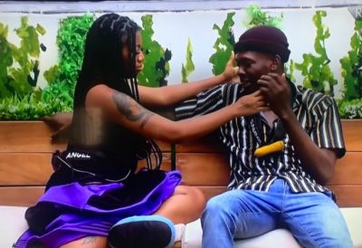 #BBNaija: The Moment Sammie And Angel Decided On Their Ship Name  