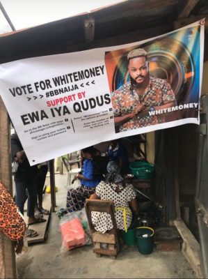 #BBNaija: Ewa Agoyin Vendor In Lagos Campaigns For WhiteMoney  