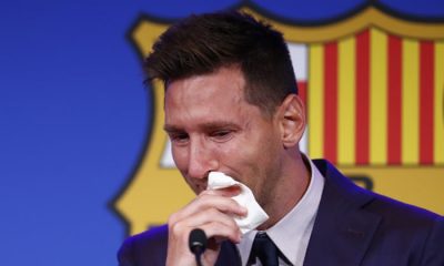 "I Wanted To Stay", Messi Breaks Down In Tears At Barcelona Exit  