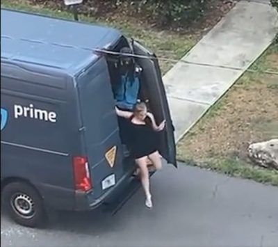 Amazon Sacks Delivery Driver Caught Doing 'Backdoor' Job In Viral Video  