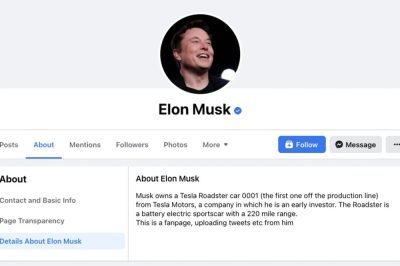 Confusion As A Fan Page Posing As Elon Musk Gets Verified On Facebook  